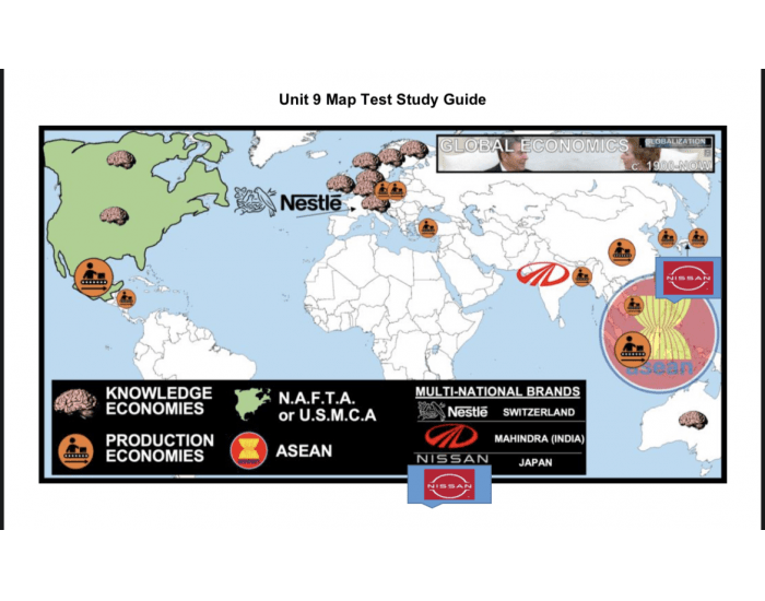 Unit 9 Map Test Quiz