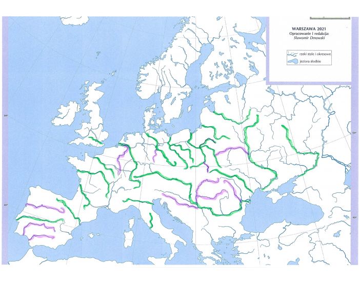 Rzeki Europa Quiz