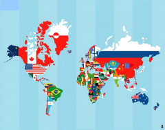 Around the world of flags