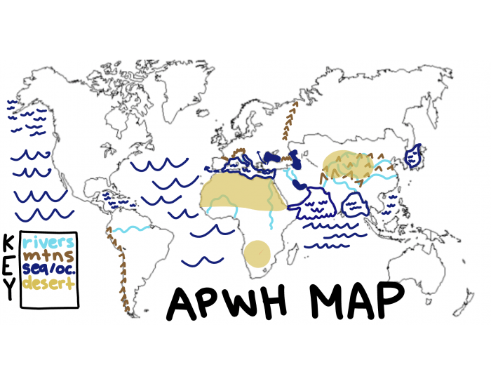APWH Practice Map- Natural Features Quiz