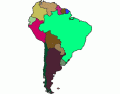 Countries of South America but with a twist