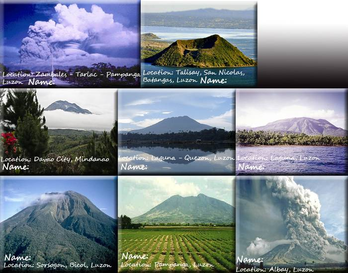 extinct volcanoes with names