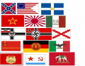 Former war flags