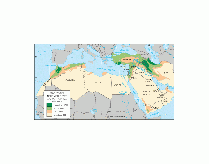 Middle East Physical Map Quiz