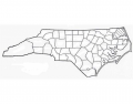 North Carolina Counties- 1800
