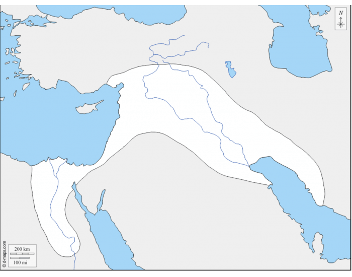Fertile Cresent Map Quiz