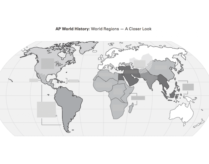 APWH Regions Map Quiz