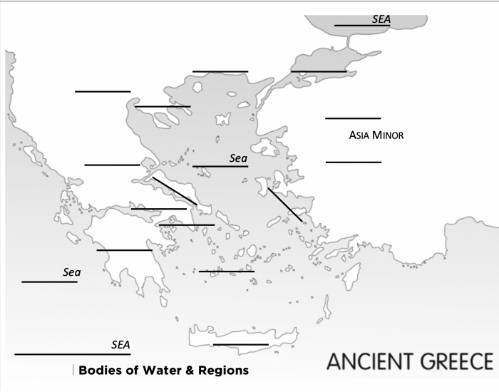 Ancient Greece Map Quiz