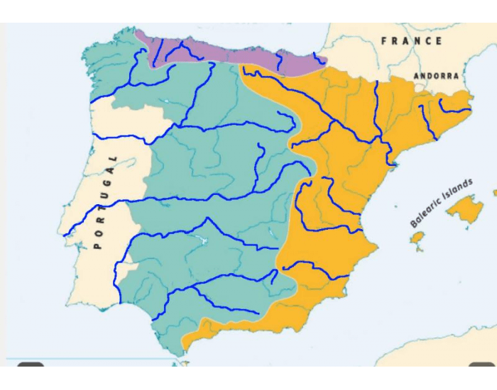 Spain's rivers and bodies of water Quiz
