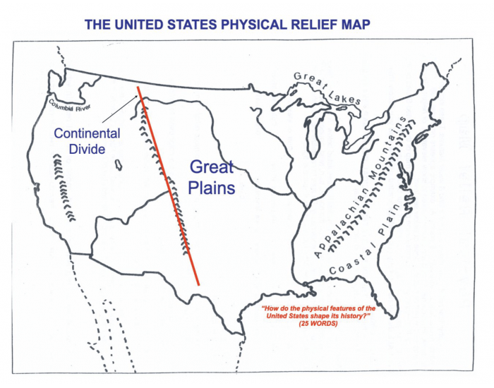 Physical Relief Map Quiz