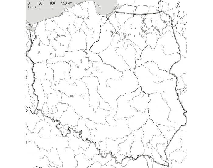 polska mapa - rzeki i kanały Quiz