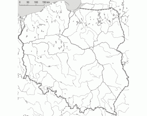 mapa polski pojezierza, niziny, wyżyny i kotliny Quiz