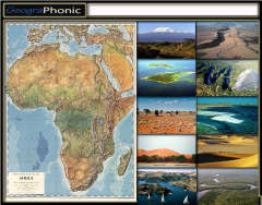 Geography of Africa | Physical features on picture