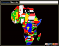Africa Map of Flags