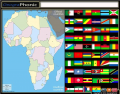 Afrika: Landen,Vlaggen en Hoofdsteden (voor gevorderden)