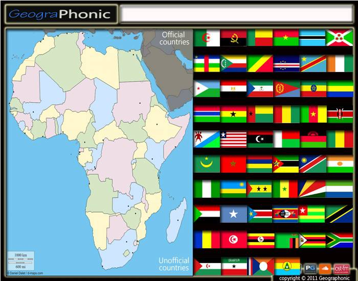 Africa Countries Capitals And Flags Quiz