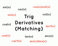 Trig Derivatives 