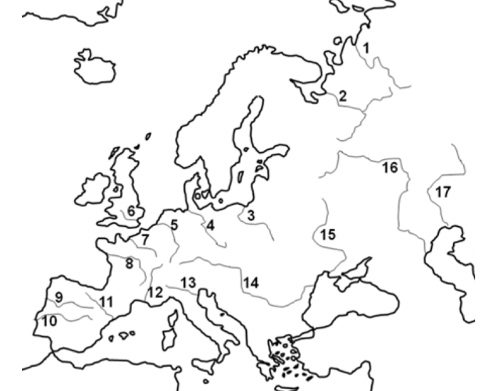 Mapa Riek Rieky Európa Quiz