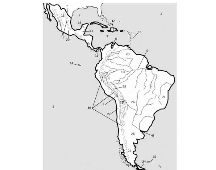 Anth 321 Latin America Map Quiz