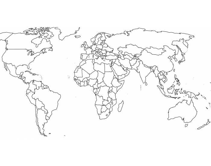 Unit 3 Countries World Map Quiz