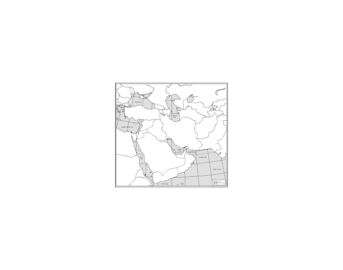 Southwest Asia Physical Map Quiz Southwest asia physical map quiz