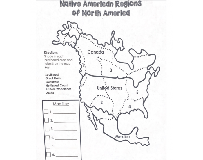 Native American Regions of North America Quiz