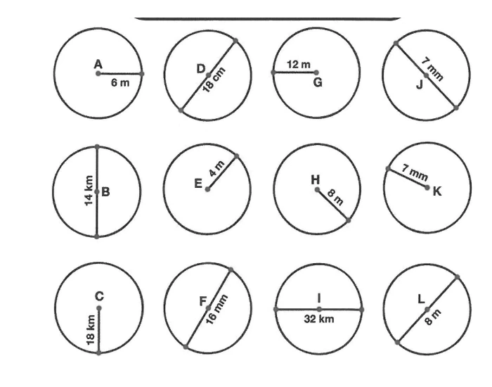 Circumference Of A Circle Printable Worksheet