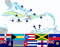 West Caribbean by Flag, Capital and Country