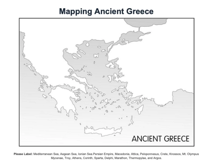 Ancient Greece Map Final Quiz