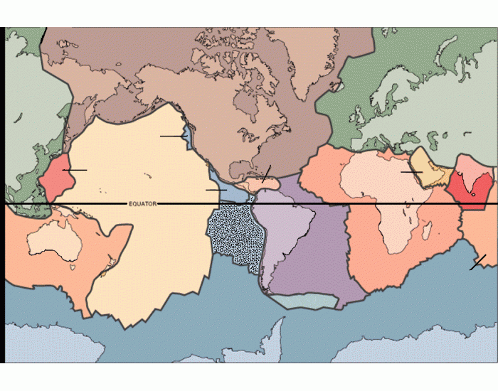 EARTH'S TECTONIC PLATES Quiz