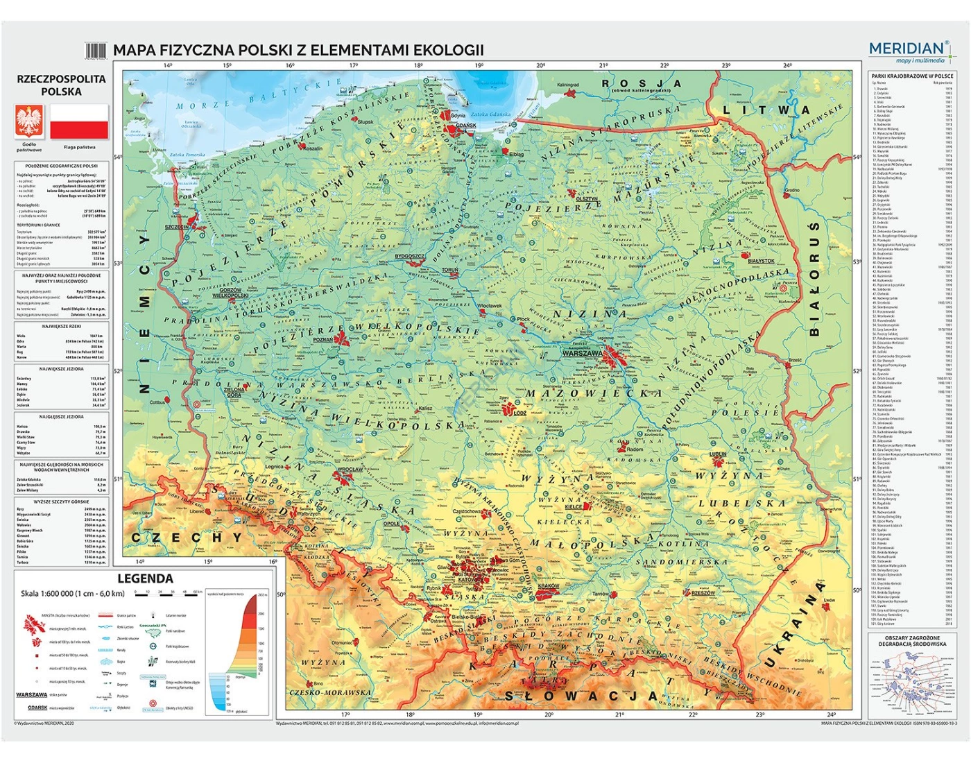 Geografia Fizyczna Polski Sprawdzian Gimnazjum Mapa fizyczna Polski Quiz