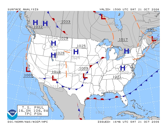 Weather Map Quiz