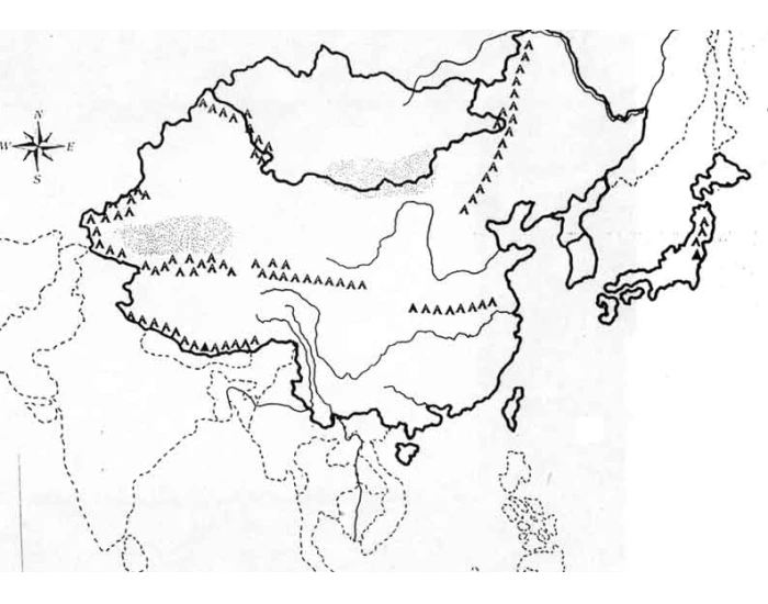 Eastern World Map - China Quiz