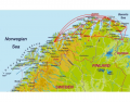 Wideröe airline destinations in Finnmark - Norway