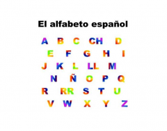 el alfabeto espanol