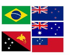 Countries With Southern Cross Flags
