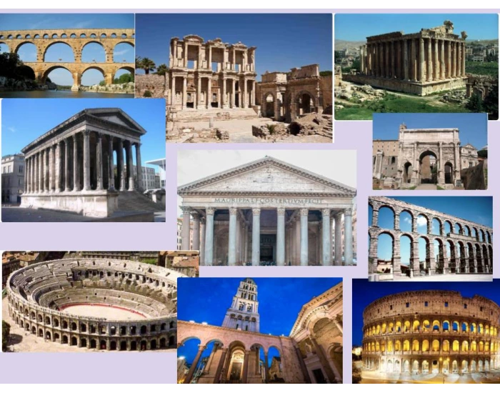 Roman Example 10 Famous Examples of Roman Architecture — Printable Worksheet