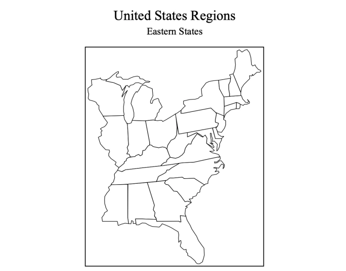 US Regions Eastern States Quiz