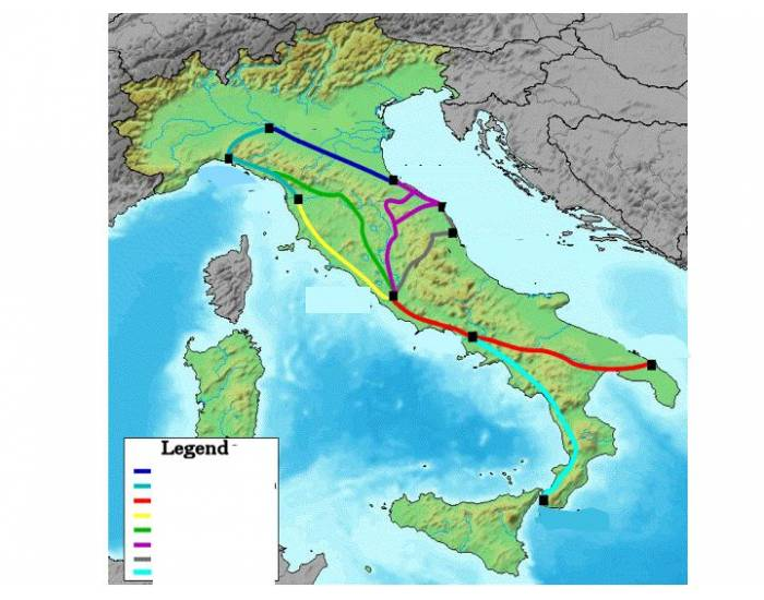 Viae Viae Romani (Roman Roads) — Printable Worksheet