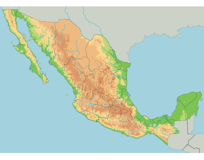 Mexico Rivers Graph Mexico Rivers&Lakes Quiz