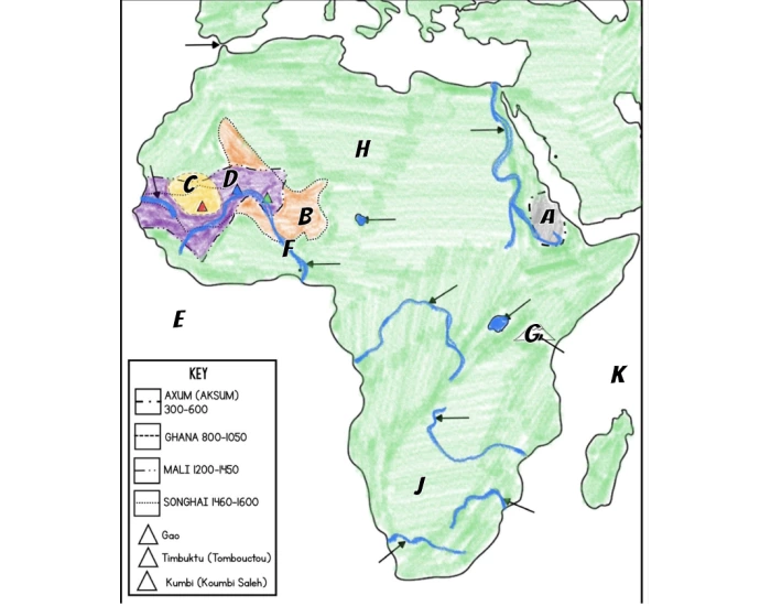 African Kingdoms Map Quiz
