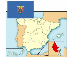 Neighbours of Melilla : Autonomous communities of Spain