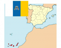 Neighbour of  The Canary Islands : Autonomous communities of Spain.