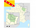 Lorraine Region : Departments of France