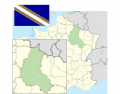 Champagne-Ardenne Region : Departments of France