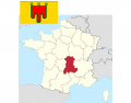Neighbours of Auvergne : Regions of France