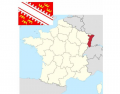 Neighbours of Alsace : Regions of France