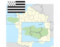 Brittany Region : Departments of France