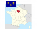 Neighbours of Île-de-France (Island of France) : Regions of France