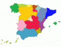 Top 10 Most Populated Regions of Spain.
